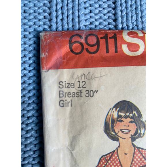 Simplicity 6911 Sewing pattern girls crop top shorts pants mini skirt size 12 - Picture 2 of 5